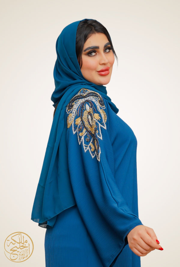 Colorful abaya #0252